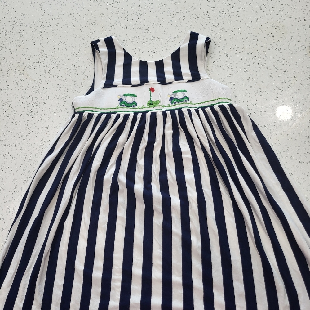Delany girls size 5 smocked golf ⛳️ dress